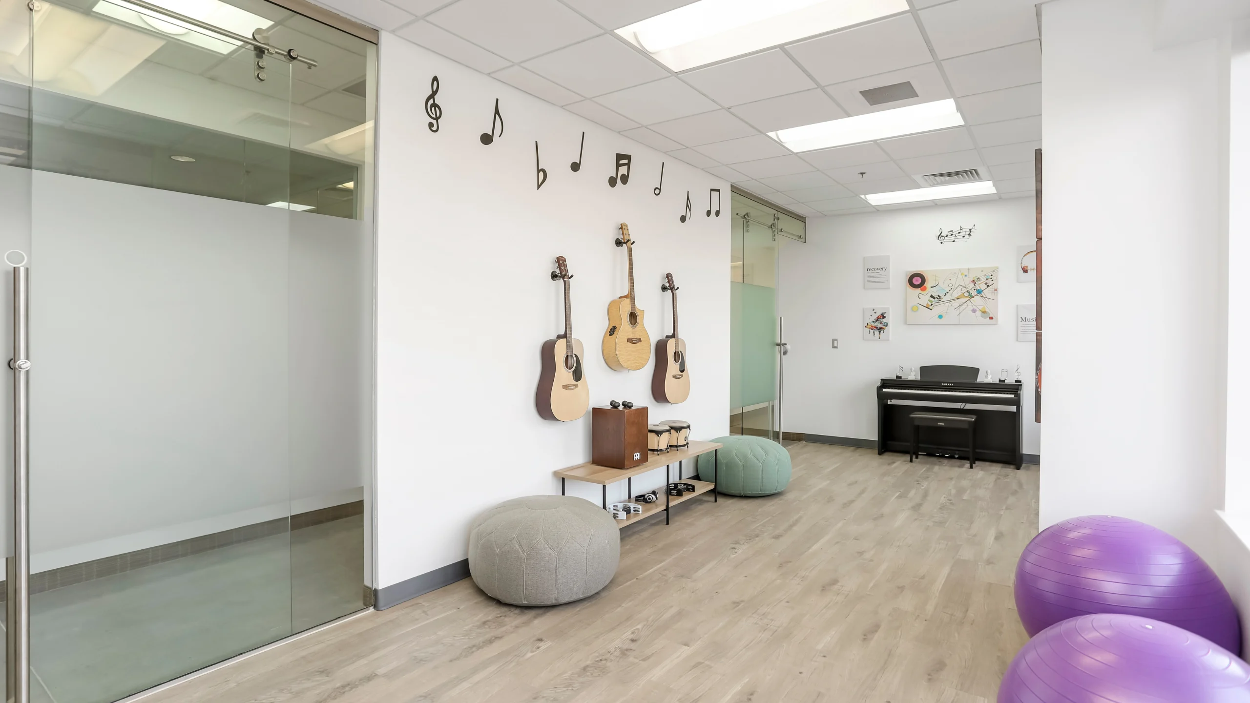 Nrc music and yoga room.